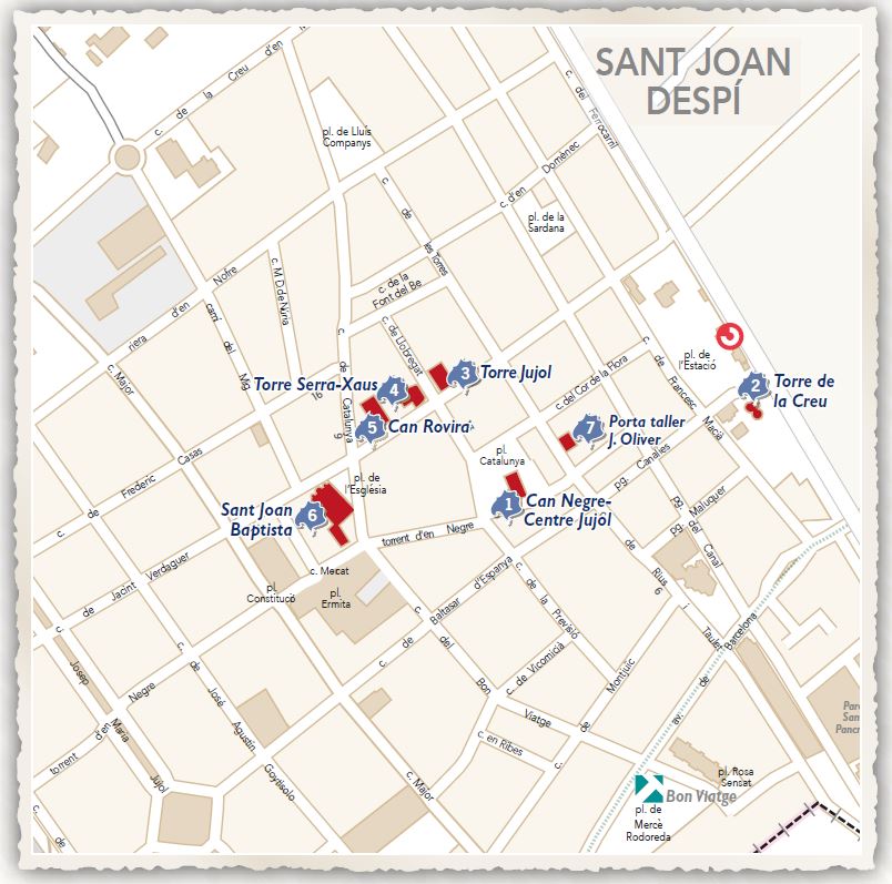 Plánol Itinerari Plánol Itinerari