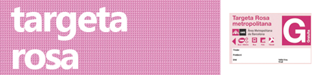 targeta rosa targeta rosa